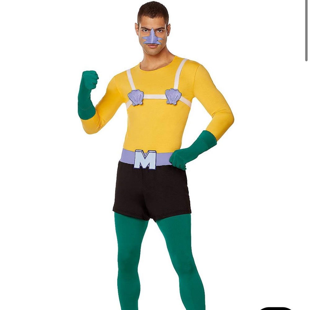 MENS MERMAID MAN HALLOWEEN COSTUME